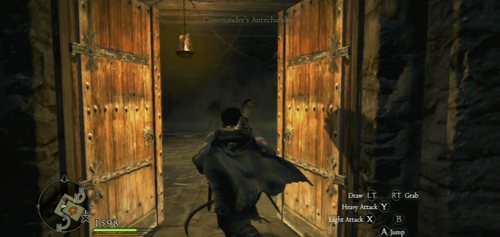 Finally, use the double wooden door and fight the Goblin leader (he's not particularly difficult) - A Fortress Besieged - Act II - Dragons Dogma - Game Guide and Walkthrough