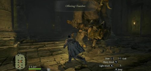 Go through the caves again to reach the chamber with columns - The Watergods Altar - Act II - Dragons Dogma - Game Guide and Walkthrough