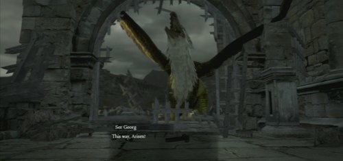 The third gate will require another action - provoking the Griffin to attack - Griffins Bane - Act III - Dragons Dogma - Game Guide and Walkthrough