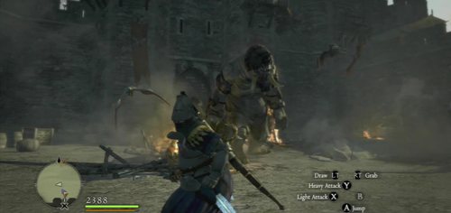 Once you cross the keep's gate, you'll see fleeing cultists - Deny Salvation - Act VI - Dragons Dogma - Game Guide and Walkthrough