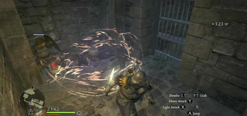 A while later, rescue another knight to open a shortcut for you - Deny Salvation - Act VI - Dragons Dogma - Game Guide and Walkthrough