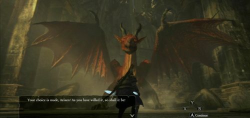Approach the Dragon to challenge it - Final Battle - Act VI - Dragons Dogma - Game Guide and Walkthrough