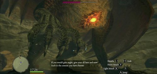Now you process to the proper, the longest part of the battle - a regular battle under regular conditions - Dragon (Grigori) - Act VI - Dragons Dogma - Game Guide and Walkthrough