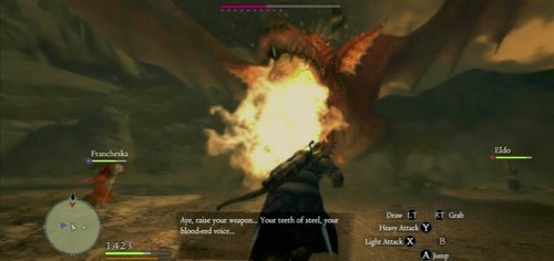 Pay very close attention to the Dragon - it's freakishly fast - Dragon (Grigori) - Act VI - Dragons Dogma - Game Guide and Walkthrough