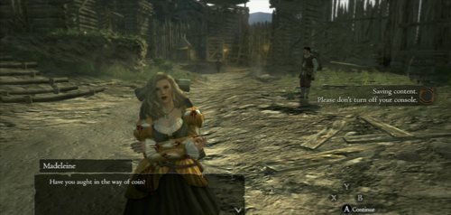 There, she'll ask you to giver her 10,000 gold to continue her journey - Guard Duty - Act I - Dragons Dogma - Game Guide and Walkthrough
