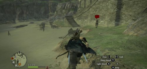 You can choose one of two options - kill 10 bandits from the opposing band or take care of the deserter - No Honor Among Thieves - Act II - Dragons Dogma - Game Guide and Walkthrough