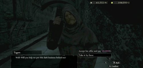 At the beginning of the quest, go to the indicated location and eavesdrop on the conversation - Rise of the Fallen - Act II - Dragons Dogma - Game Guide and Walkthrough