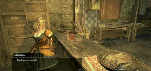 In practise, giving the idol to Madeleine pays off if you have a female character or a spellcaster - they're the only types that can profit from her items - Suppliers Demand - Act II - Dragons Dogma - Game Guide and Walkthrough