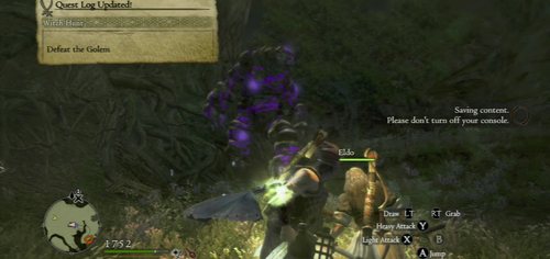 A Golem will be woken up in the area - Witch Hunt - Act II - Dragons Dogma - Game Guide and Walkthrough