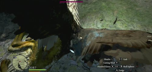 In a close contact fight, climb onto its back and strike the head - Griffin - Bestiary - Dragons Dogma - Game Guide and Walkthrough