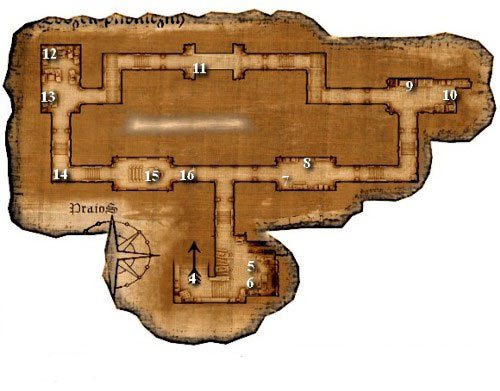 4 - Chapter 2 - Maps: M3.3 Cellar crypt - Chapter 2 - Drakensang: The Dark Eye - Game Guide and Walkthrough