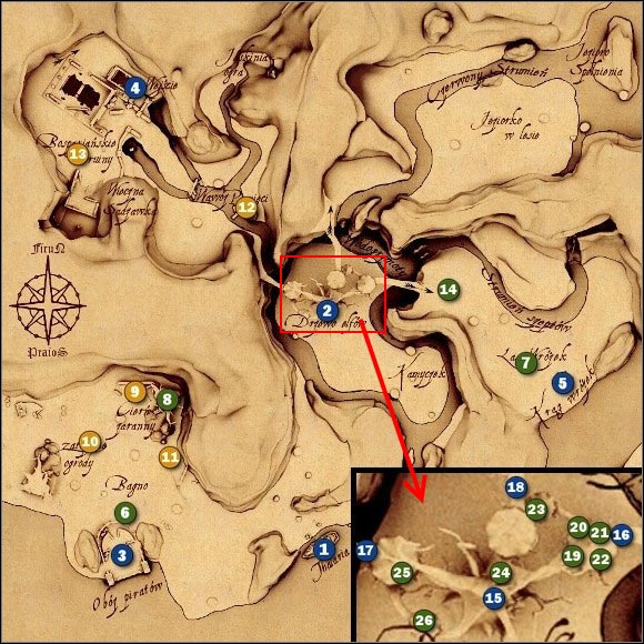 1 - M12 Elven Forest - Maps - Drakensang: The River of Time - Game Guide and Walkthrough
