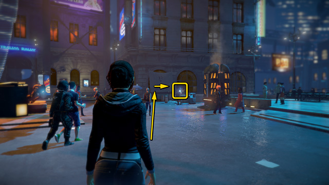 Find a big sun neon, turn back, talk with bot and go to the building on the other side - Test Shitbots personality modules (a new path) - Chapter Two: Awakenings - Europolis - Dreamfall: Chapters - Game Guide and Walkthrough