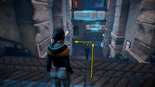 Go downstairs, turn left and downstairs (to the right) - Meet up with Baruti Maphane - Chapter Two: Awakenings - Europolis - Dreamfall: Chapters - Game Guide and Walkthrough
