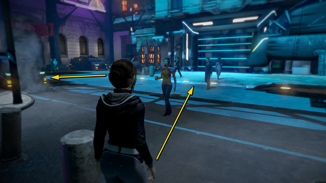 Go forward (to the end of Kaprova Street), when you come to the big hovercraft turn left through the small passage, and then again left - Meet up with Baruti Maphane - Chapter Two: Awakenings - Europolis - Dreamfall: Chapters - Game Guide and Walkthrough