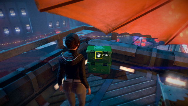 Close to the green crates - Find Nela - Chapter Two: Awakenings - Europolis - Dreamfall: Chapters - Game Guide and Walkthrough