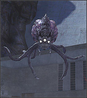 Octabrains are flying octopuses with glowing eyes - Common enemies - Listings - Duke Nukem Forever - Game Guide and Walkthrough
