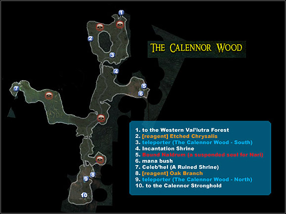 1 - The Calennor Wood - Maps - Dungeon Siege II: Broken World - Game Guide and Walkthrough