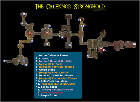 1 - The Calennor Stronghold - Maps - Dungeon Siege II: Broken World - Game Guide and Walkthrough