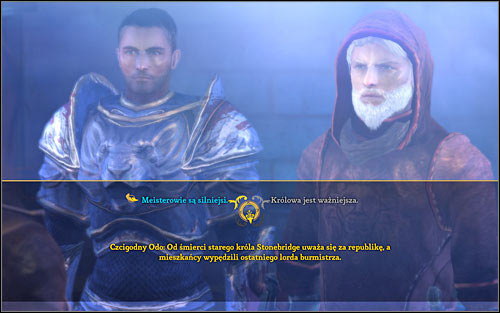 It's better to choose Meister first - you will have to complete both missions anyway. - Main mission - The Grand Chapterhouse - Act 2 - Dungeon Siege III - Game Guide and Walkthrough