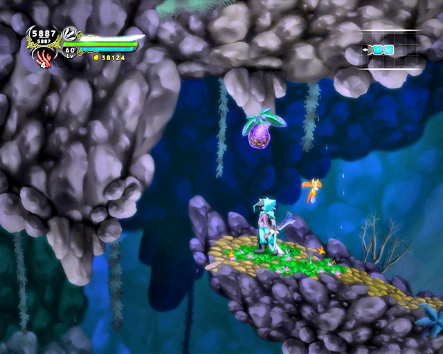 When you notice a fruit bomb, this means that around there is a wall to smash. - Chapter 1 - Destiny - Walkthrough - Dust: An Elysian Tail - Game Guide and Walkthrough