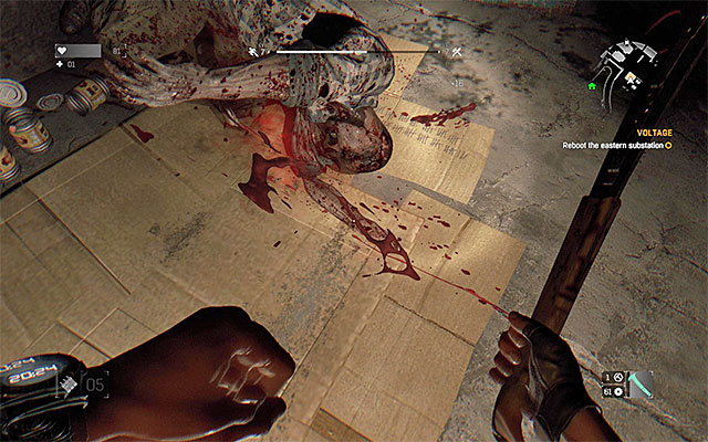 An example of a sharp weapon. - Melee weapons - Combat - Dying Light - Game Guide and Walkthrough