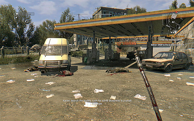 Carefully approach the gas station. - 4: Pact with Rais - Main quests - The Slums - Dying Light - Game Guide and Walkthrough