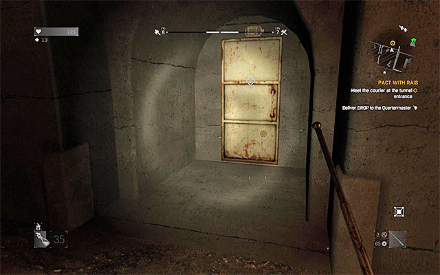 Locate the side passage in the tunnel. - 4: Pact with Rais - Main quests - The Slums - Dying Light - Game Guide and Walkthrough