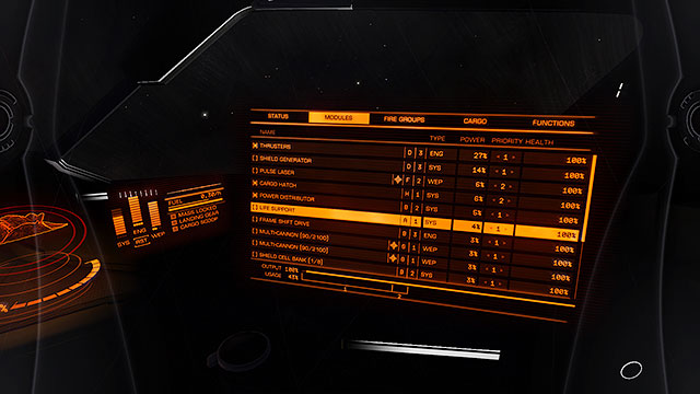 Another step would be positioning yourself directly in front of the entrance, all of this whilst keeping the right distance of about 10km and reducing the thermal signature of the ship - Professions - Earning your first money - Elite: Dangerous - Game Guide and Walkthrough