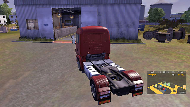 When you buy your first truck, you will find yourself in not very impressive garage - Owner of a one-man company - Carrier - Euro Truck Simulator 2 - Game Guide and Walkthrough