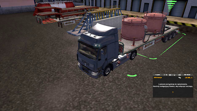 Follow the map and GPS to get to the destination place - Quick order - Job market - Euro Truck Simulator 2 - Game Guide and Walkthrough