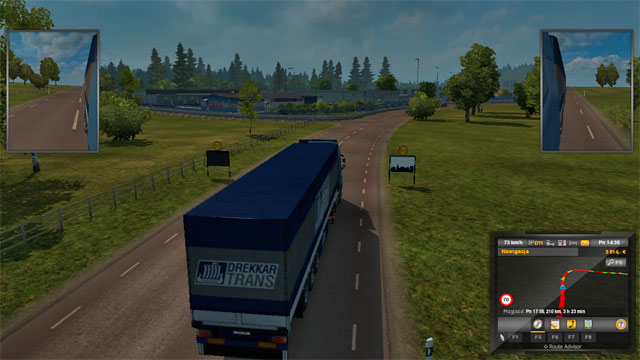 Most of the roads in Norway are full of bends and lead through mountainous areas - Norway - Roads characteristic - Euro Truck Simulator 2: Scandinavian Expansion - Game Guide and Walkthrough