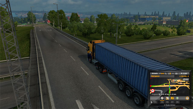 The streets in the city are rather narrow, besides one dual-carriageway road - Denmark - Cities - Euro Truck Simulator 2: Scandinavian Expansion - Game Guide and Walkthrough