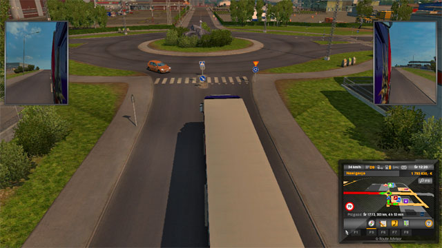Somw of the objects are located in the eastern part and some in the western part - Sweden (part 1) - Cities - Euro Truck Simulator 2: Scandinavian Expansion - Game Guide and Walkthrough