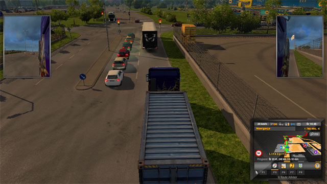 In this city, there is a wide road going through the whole city, which is rare in Scandinavia - Sweden (part 1) - Cities - Euro Truck Simulator 2: Scandinavian Expansion - Game Guide and Walkthrough