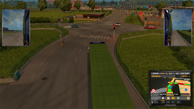 There is not much to see in the city, nevertheless, it is quite large - Sweden (part 2) - Cities - Euro Truck Simulator 2: Scandinavian Expansion - Game Guide and Walkthrough