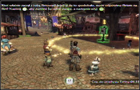 After Theresa return, head back to the main square - The Journey Begins - Storyline - Fable II - Game Guide and Walkthrough