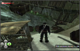 Under the wrecked ship, next to the cage. You have to destroy some barrels to pass. - Treasure Island of Doom! - Side missions - Fable II - Game Guide and Walkthrough