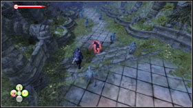 You will reach a garden with statues #1 - Hidden locations - Fable II: See the Future - Game Guide and Walkthrough