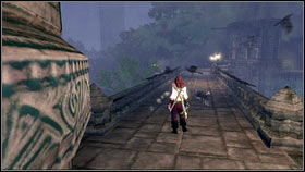 After going up the stairs, Max will throw some barrels from which Hollow Men will come out [1] - Mourningwood - p. 2 - Side Missions - Fable III - Game Guide and Walkthrough