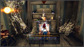 A similar green sphere can be found on the other side of the mirror, in the room with a skeleton and a book - Sunset House - p. 2 - Side Missions - Fable III - Game Guide and Walkthrough