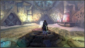 Go down a couple levels and on the left you will see a stone gate [1] - The Veiled Path - Silver Keys - Fable III - Game Guide and Walkthrough