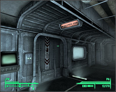 It's important that you're quite thorough while exploring the equipment room, because you'll find a holotape with a password to Overseer's room - Main quests 7: Scientific Pursuits - Main quests - Fallout 3 - Game Guide and Walkthrough