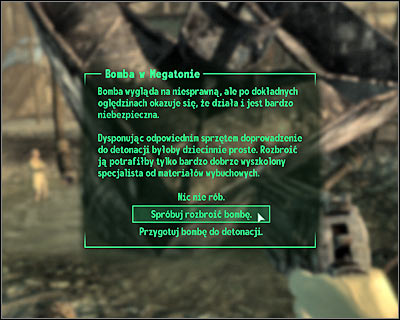 Negative outcome - destroying Megaton - Megaton: The power of the atom - Side quests - Fallout 3 - Game Guide and Walkthrough