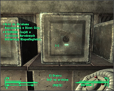 Positive outcome - Rivet City: Stealing independence - Side quests - Fallout 3 - Game Guide and Walkthrough