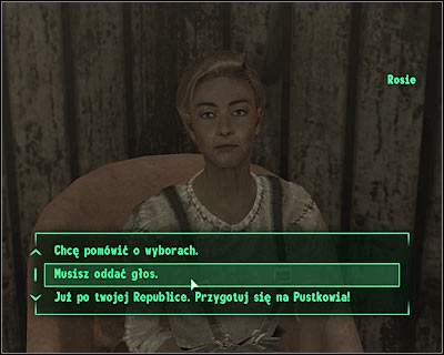 If you don't want to help Dave in getting reelected, you can convince Bob or Rosie to take part in the election as other candidates - Reilly's rangers compound, Raven Rock, The Republic of Dave - Main locations - Fallout 3 - Game Guide and Walkthrough
