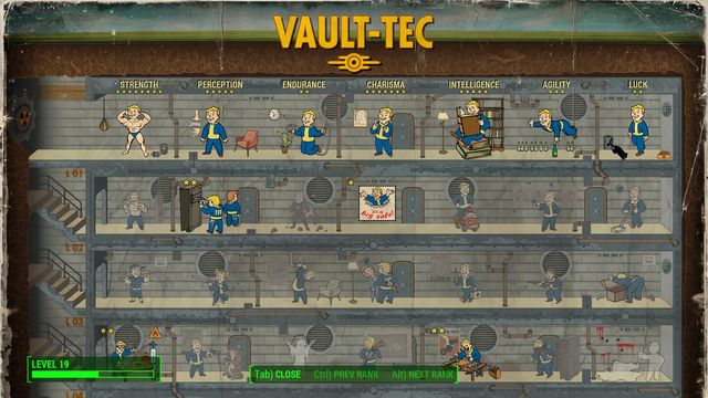 You dont need to distribute the points from the top to the bottom. Nothing stops you from setting the first ability on level 8. - S.P.E.C.I.A.L. - Fallout 4 - Game Guide and Walkthrough