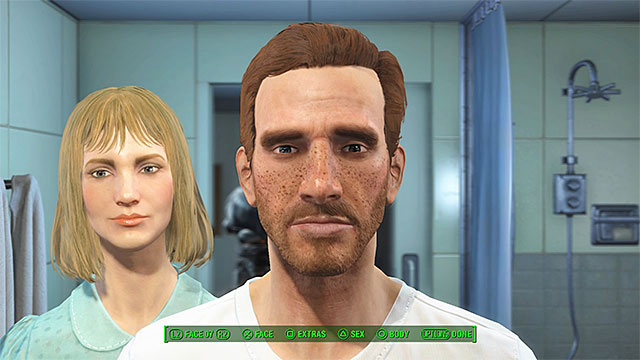 You can choose the gender and the appearance of your future character - Prologue - Main story - Fallout 4 - Game Guide and Walkthrough