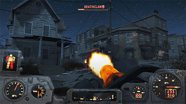 Keep firing at the deathclaw and dont allow it to get too close - When Freedom Calls - Main story - Fallout 4 - Game Guide and Walkthrough