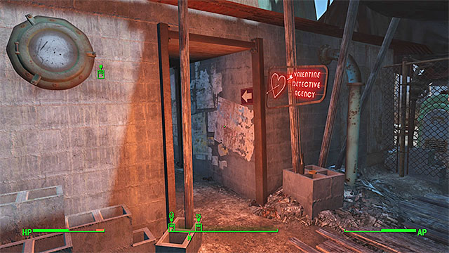 Entrance to Valentines agency - Jewel of the Commonwealth - Main story - Fallout 4 - Game Guide and Walkthrough